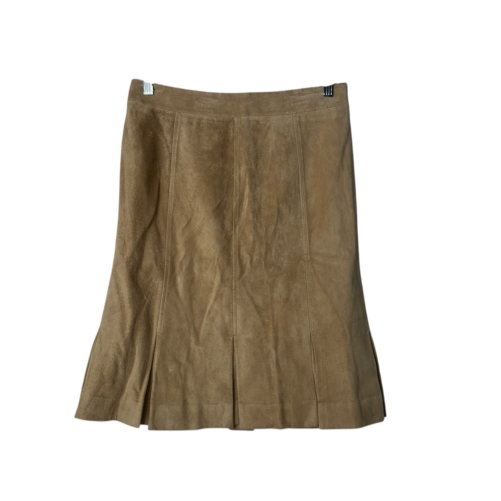 LOFT Tan Suede Skirt Size 4